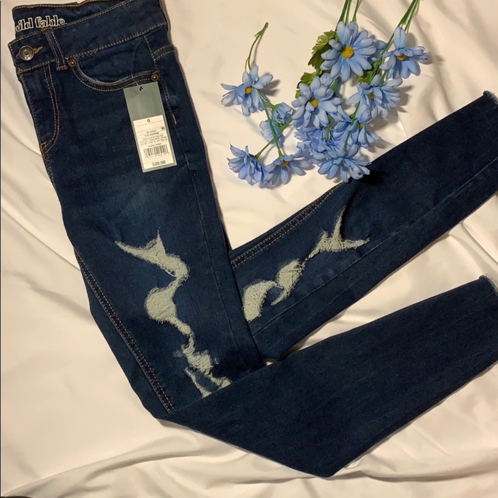 Medium wash jeans